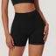 Shorts de yoga taille haute sans couture pour femmes, sculptants et rehausseurs de hanches