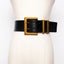 Jupe femme assortie, ceinture en cuir