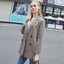 Blazer à carreaux femme version coréenne
