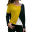 T-shirt femme décontracté à manches longues pour l'automne