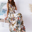 Robe imprimée à nouer pour femme