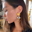 Boucles d'oreilles créatives œil bijoux, style punk, boucles d'oreilles cœur pour femme