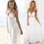 Robe en mousseline avec broderie en dentelle