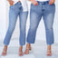 Stylish Vintage Slim-fit Stretch Jeans For Women