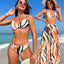Maillot de bain bikini trois pièces pour femme