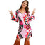 Robe imprimée hippie pour femme