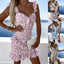 Robe Imprimée à Bretelles pour Femmes