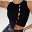 Cardigan en maille à col rond et boutonnage simple pour femme, coupe slim