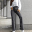 Jeans évasés décontractés et polyvalents pour femme