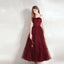 Jupe midi de mariée rouge pour femme