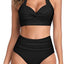 Maillot de bain de vacances au bord de la mer avec haut de bikini fendu à nœud