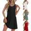 Robe sans manches à poches pour femme