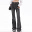 Jeans évasés style rétro américain pour femme