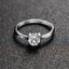 Bagues de mariage personnalisées en zircon de couple