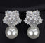 Boucles d'oreilles pendantes avec perles et oxyde de zirconium en forme de feux d'artifice de luxe pour femme, cadeau d'anniversaire