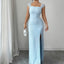 Robe longue élégante coupe ajustée pour femme