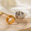 Bague de luxe légère style Instagram européen et américain pour femme, avec une touche haut de gamme