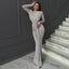 Robe amincissante à manches longues pour femme