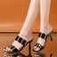 Chaussons Femme Été Talons Hauts Femme