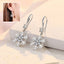 Boucles d'oreilles flocon de neige de tempérament avec strass, boucles d'oreilles de Noël personnalisées à la mode pour femmes, bijoux
