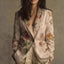 Blazer de costume chic de style européen et américain