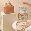 Trousse de toilette et de maquillage portable en tissu Oxford grande capacité pour un rangement de voyage facile