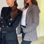 Autumn Women's Double-Breasted Slim-Fit Blazer