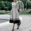 Robe moulante à manches longues pour femme