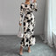 Robe élégante à manches longues pour femme