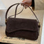 Sac à bandoulière mat rétro pour femme