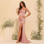 Robe de bal corset en satin épaules dénudées pour demoiselle d'honneur