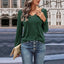 Haut en polyester pour femme, chemise en dentelle