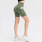 Nouveau Short de Yoga de Poche pour Femmes