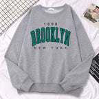 Sweats femme automne kawaii 1898 Brooklyn