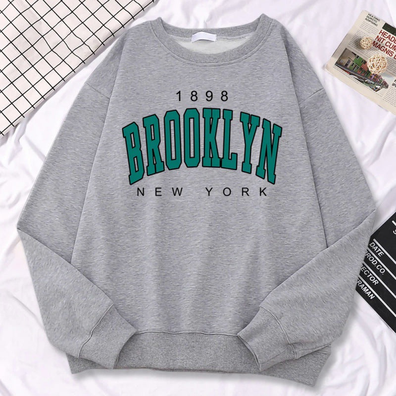 Sweats femme automne kawaii 1898 Brooklyn