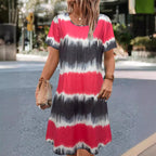 Robe décontractée pour femme imprimée numérique 3D