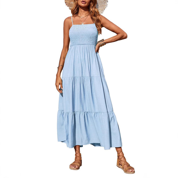 Élégante robe sans manches gracieuse et tendance