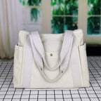Sac fourre-tout en toile grande capacité