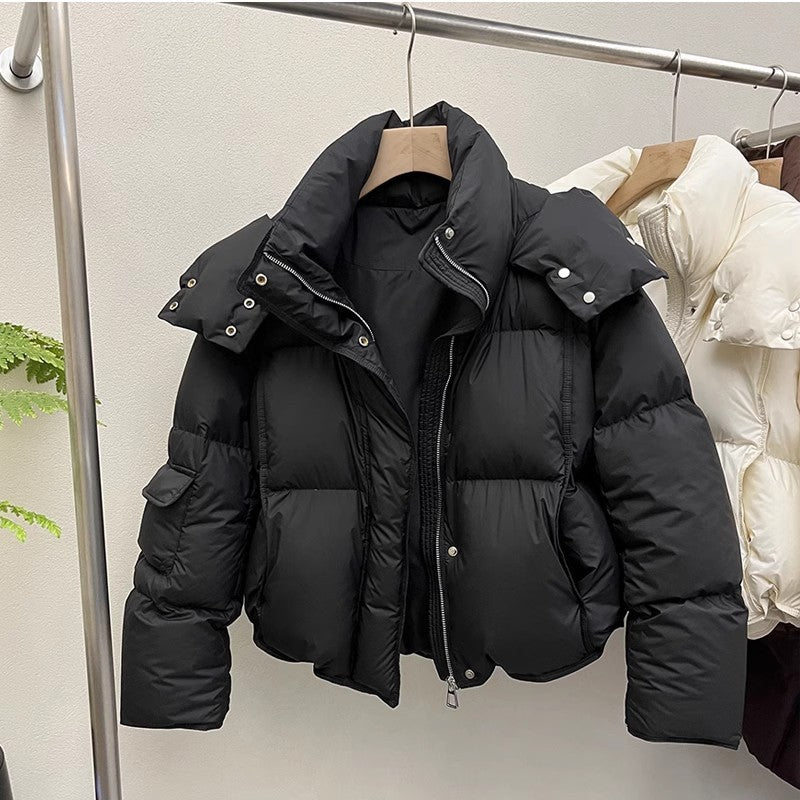 Veste à capuche ample et chaude pour femmes, à la mode