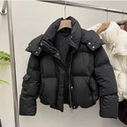Veste à capuche ample et chaude pour femmes, à la mode