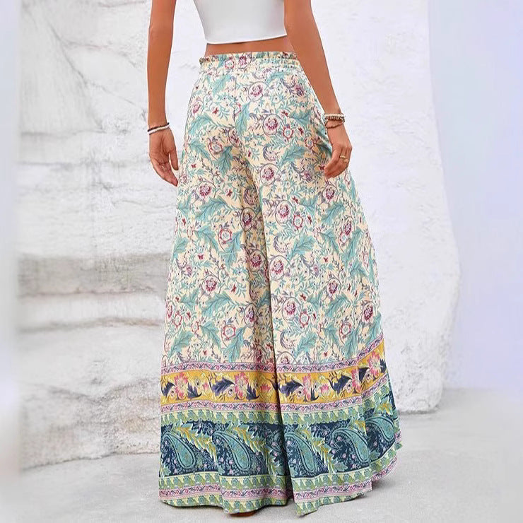 Robe longue bohème multicolore imprimée Sweet