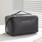 Trousse de Maquillage Verticale pour Femmes Grande Capacité et Portable