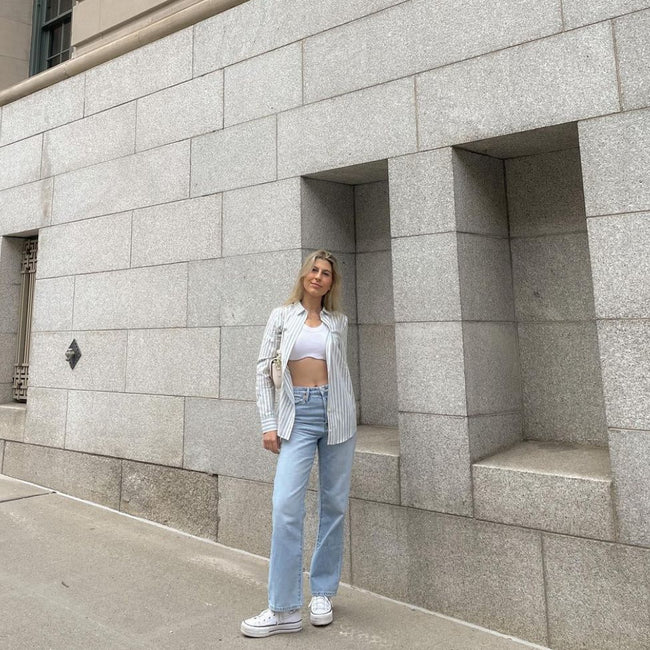 Hot High Street Straight Jeans Women Hover Image