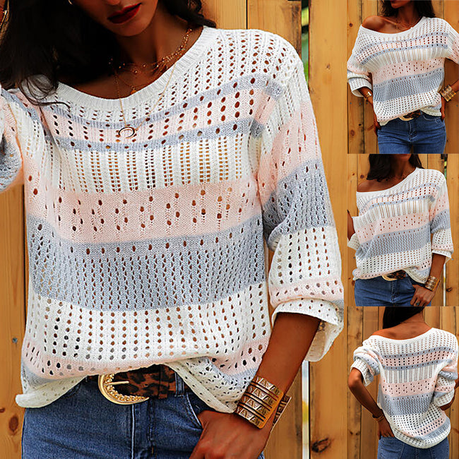 Pull ample décontracté pour femme Main Image