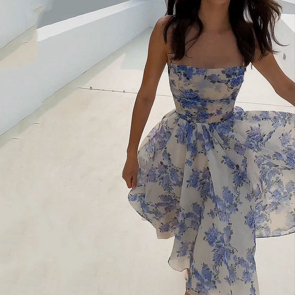 Robe florale décontractée, élégante et à la mode