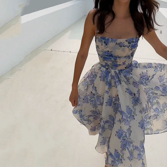 Robe florale décontractée, élégante et à la mode Hover Image
