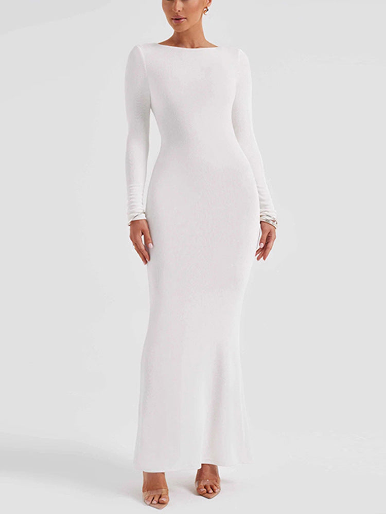 Robe élégante femme à lacets croisés
