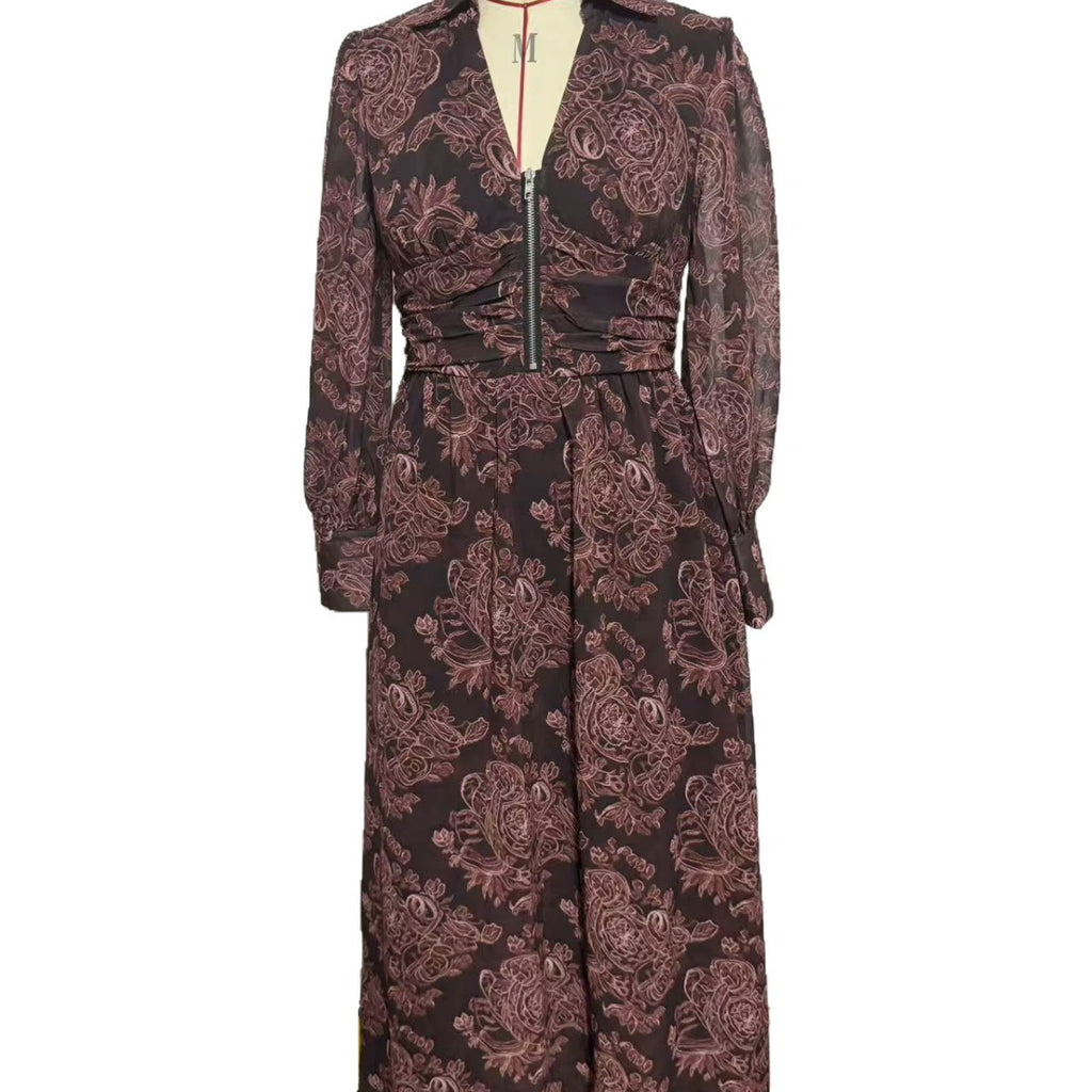 Robe Imprimée Haut de Gamme Tendance Pour Femmes