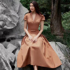 Robe couleur café tendance