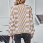 Pull pour femme ample à manches lanternes